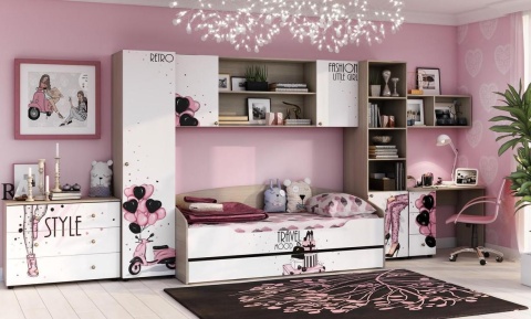 Антресоль-Полка Навесная Мийа-3 ПН-010/Разные Цвета (Ш-2032 х В-688 х Г-317 мм)