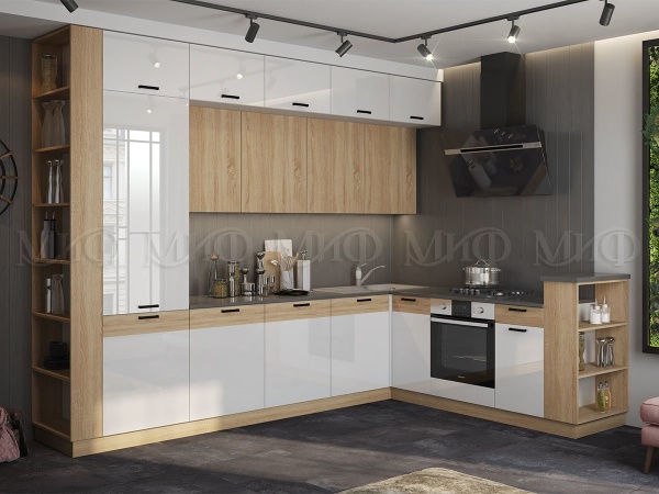 Кухонный Гарнитур Техас-5 МДФ 3200 Х 2250 мм/Разные Цвета