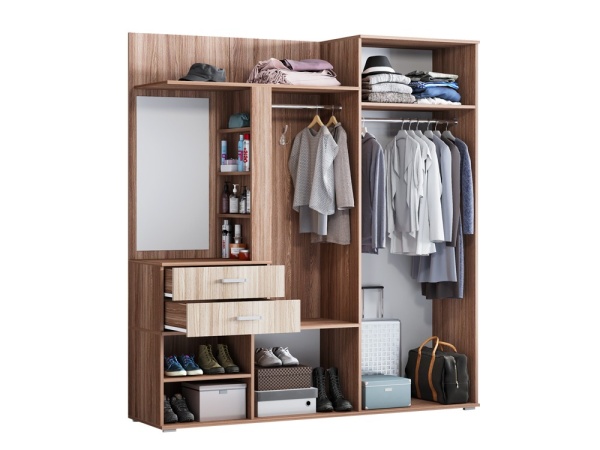 Прихожая Вавилон-7/Разные Цвета (2,0х2,02х0,52)