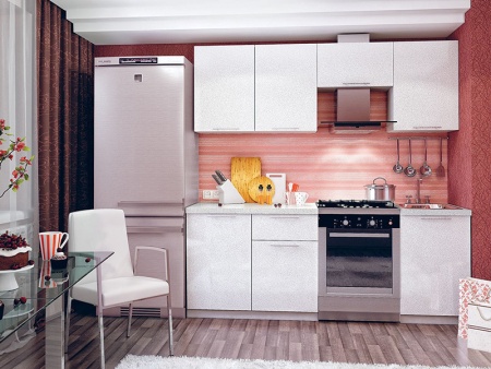 Кухонный Гарнитур София Олива Металлик 2100 мм